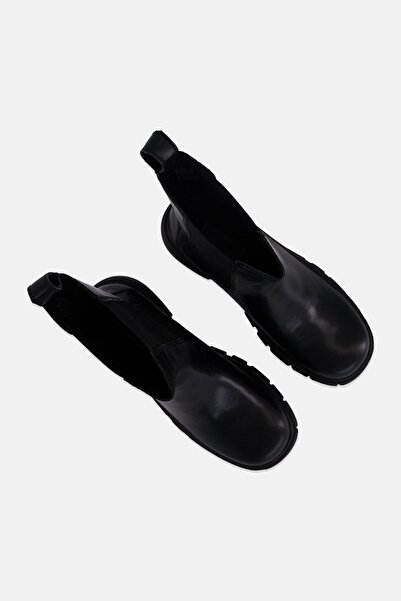 Steve Madden Women Ballistic Slip On Mid Calf Boots, Black