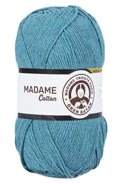 Ören Bayan Litaetrend 1 Piece Madame Cotton Hand Knitting Yarn Wool 100 Gr 015 Petrol Green