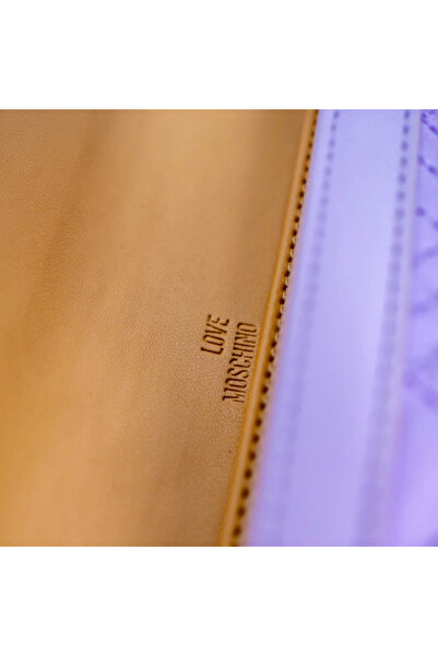 Love Moschino WOMEN'S WALLET – PURPLE WALLET QUILTED