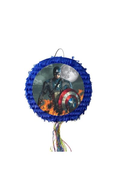 OEM Pinata Captain America, Diameter 42 cm + Stick