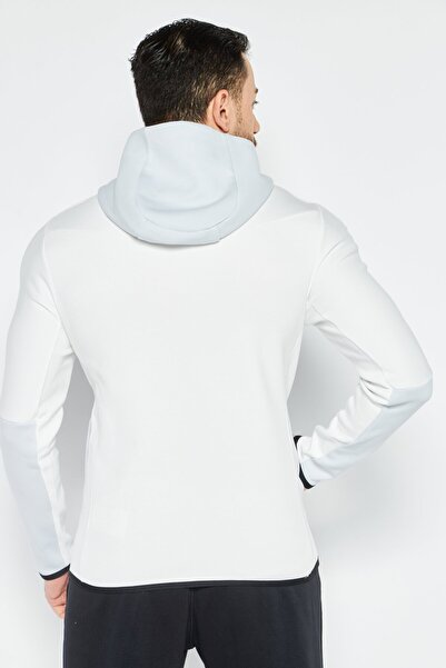 Nike Men Sportswear Fit Long Sleeve Training Hooded Sweatshirt, Grey Combo