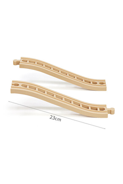 Choice14 2pcs tracks Wooden Train Track Accessories Assembly Toy Bridge Piers...