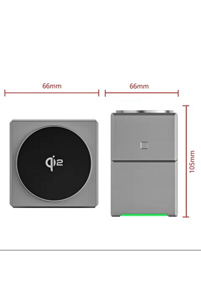 Magnetic 20W Qi2 3 In 1 Magsafe Autorotation Wireless Charger For Android iPhone