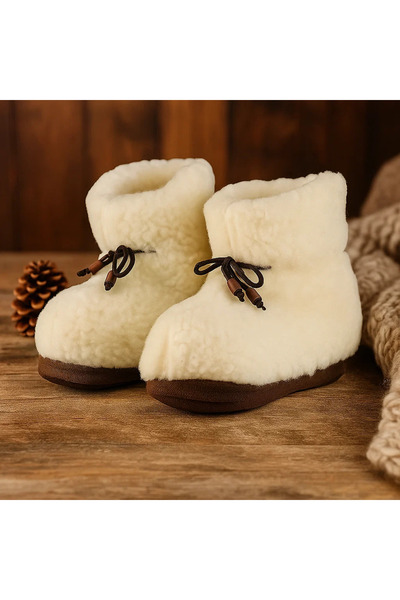 ATELIER 49 Sheep Wool Slippers for Men