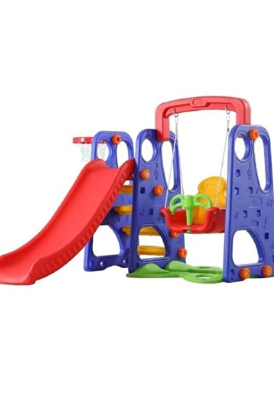 Toys Heaven زحليقة مع مرجيحة وكرة سلة