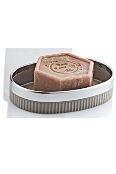 Litae حامل صابون صلب من الكروم مخطط من ليتاتريند ميموزا قطعة واحدة رويالكس-وا...