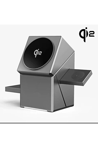 Magnetic 20W Qi2 3 In 1 Magsafe Autorotation Wireless Charger For Android iPhone