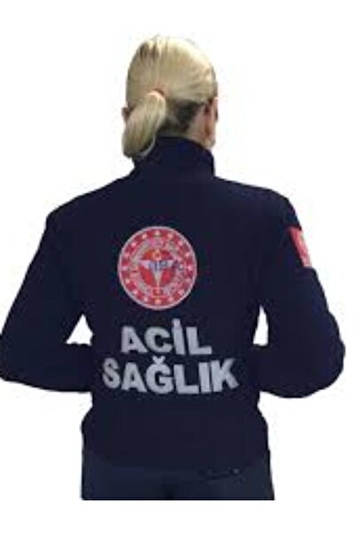 TRENDAY TEKSTİL Emergency Medical Fleece Coat 112 Emergency Medical Fleece
