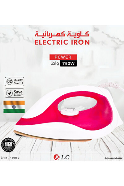 DLC مكواة كهربائية جاف بقوة 750واط صناعة هندية