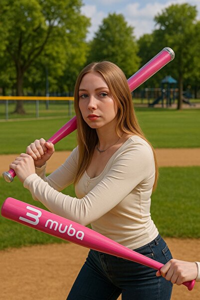 Muba Alüminyum Alaşım Beyzbol Sopası ( PEMBE)