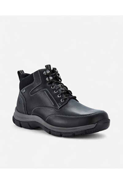 CLARKS Spypath Hi GTX Black Leather, M; 7 Erkek Siyah Bot 26184453