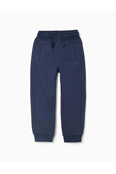 Ziddy Joggers with Sealed Pockets for Boys 'Slim', Dark Blue