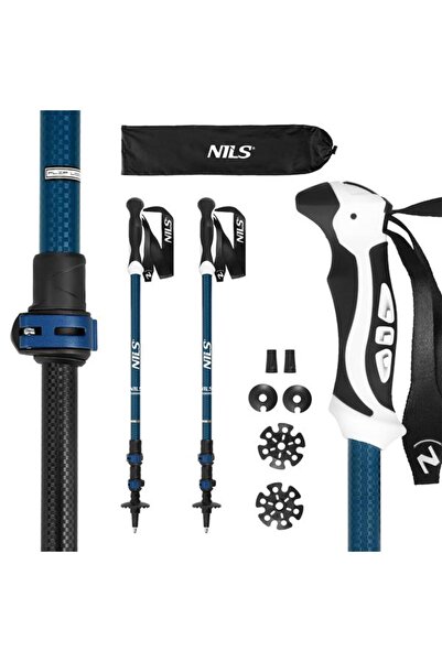 Other BĂȚI DE TREKKING DIN ALUMINIU NILS ALBASTRI TK8601