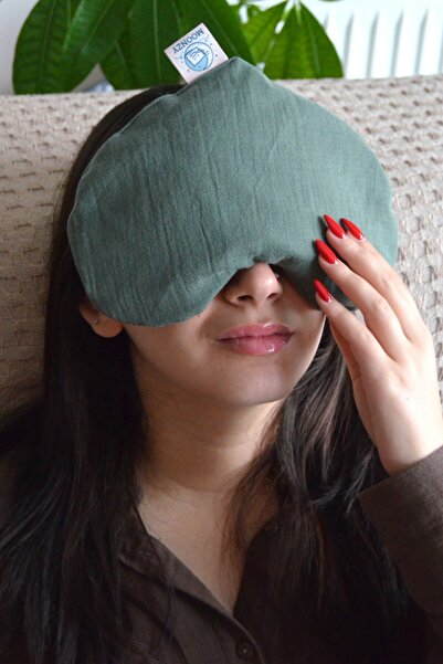 moonzy - minimalist & cozy وسادة استرخاء العين من القمح الأسود الطبيعي على شك...