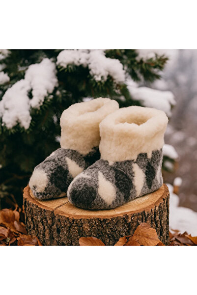 ATELIER 49 Sheep Wool Slippers for Men