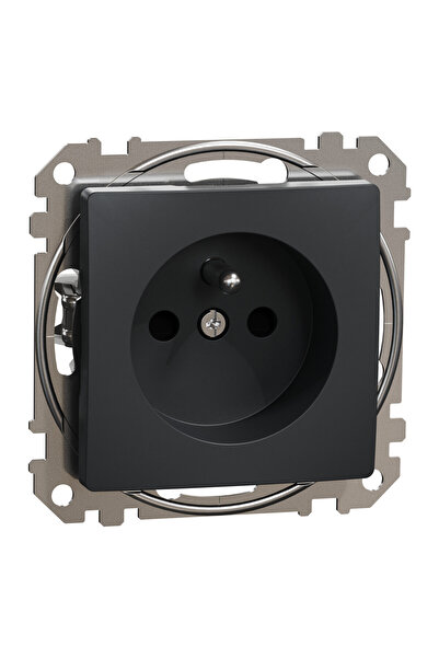 Other Priză cu împământare Schneider antracit 2PPE SEDNA DESIGN
