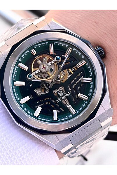 Raymond Steel Cord Automatic Mechanism 2 Years Warranty 5 Atm Men's Wristwatch+Bracelet Rmd.11