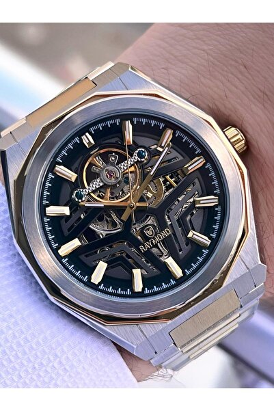 Raymond Steel Cord Automatic Mechanism 2 Years Warranty 5 Atm Men's Wristwatch+Bracelet Rmd.12