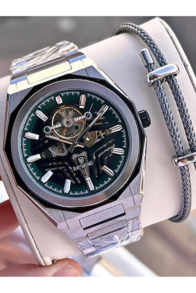 Raymond Steel Cord Automatic Mechanism 2 Years Warranty 5 Atm Men's Wristwatch+Bracelet Rmd.11