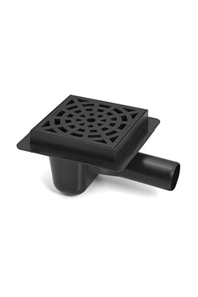 Other Sifon rotund de pardoseală negru, ieșire laterală de 50 mm