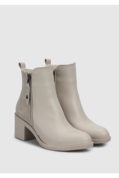 Provoq Beige Women's Boots