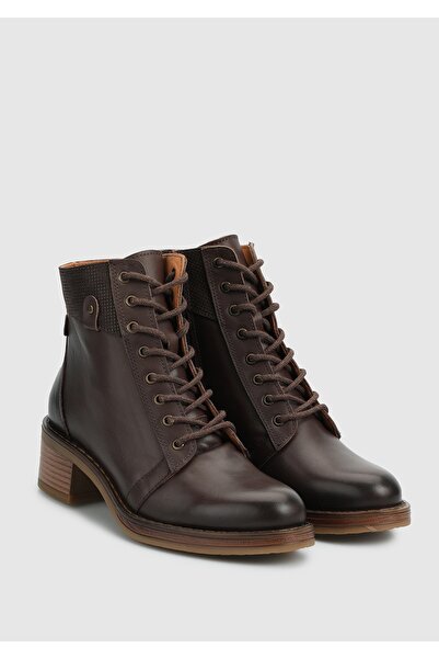 Provoq Brown Leather Women's Boots