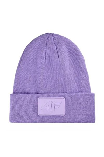 4F Unisex winter beanie U433 purple universal size
