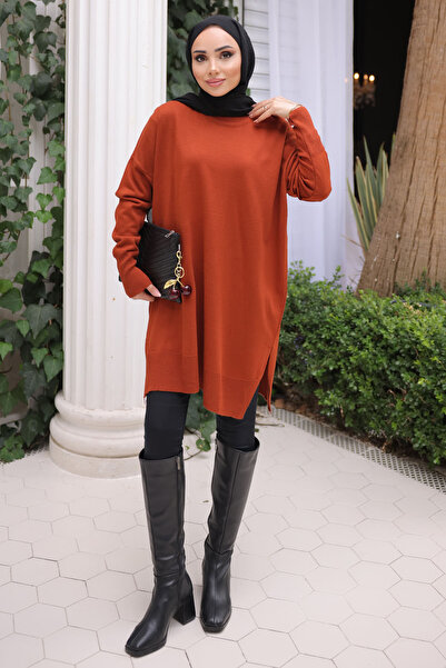 İmajButik Πλεκτό πουλόβερ με κρύο νήμα Mercerized