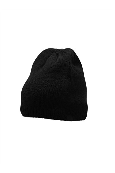 4F Căciulă de iarnă pentru copii, neagră, strat dublu, clasică, foarte căldur...