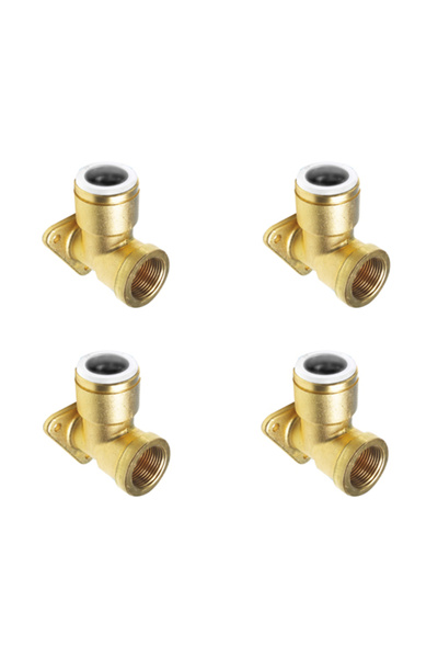 Other John Guest Speedfit Brass Wall Elbow 15x1/2" Set of 4