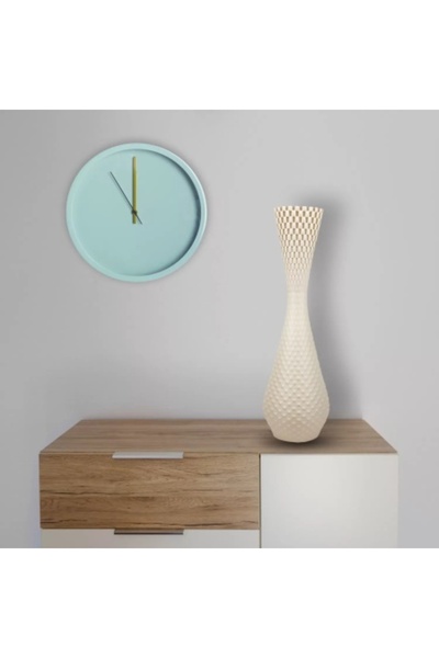 Tagwerk Ornamental Vase Flechtwerk 500 mm 3D Print Beige