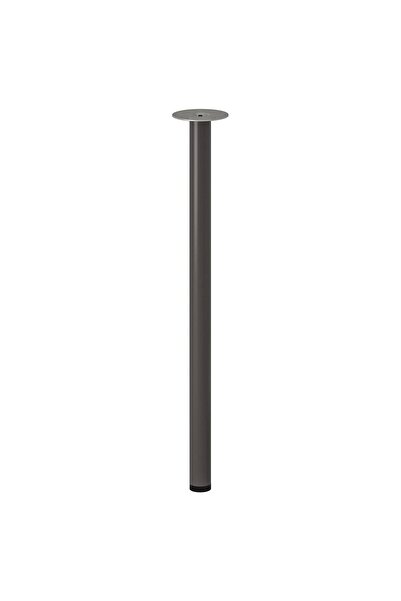 Genel Markalar Çalışma masası ayağı, koyu gri, 70 cm