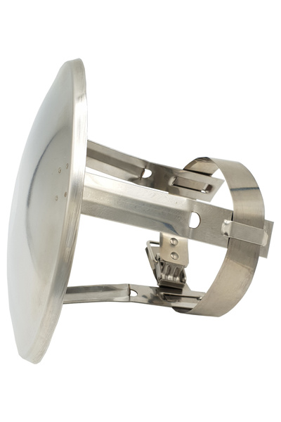 Other Daszek osłonowy na rurę kominową 200-250 mm, wykonany ze stali nierdzewnej