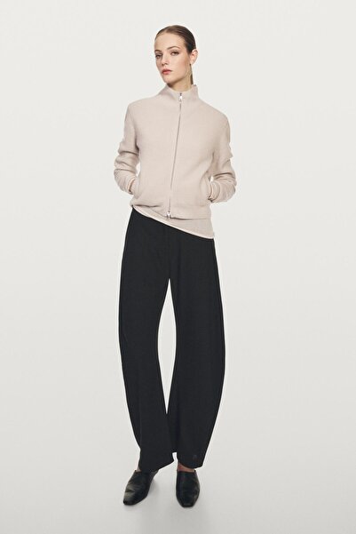 Massimo Dutti %100 kaşmir fermuarlı hırka