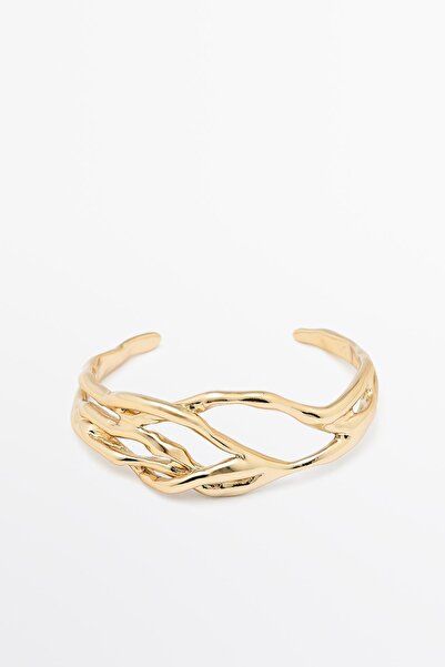 Massimo Dutti Soyut metal bileklik