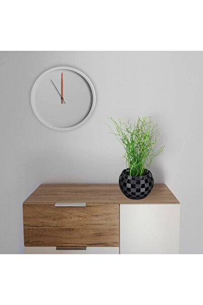 Tagwerk Ghiveci Ornamental Flechtwerk 100 mm Grafit imprimat 3D