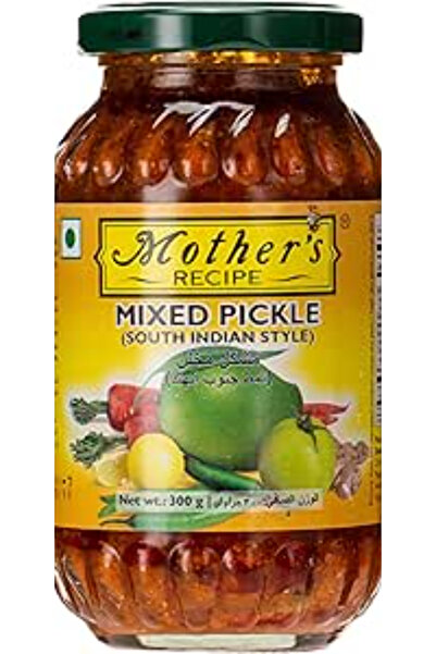 Mother’s Recipe وصفة الأم: مخلل مشكل على الطريقة الهندية الجنوبية 300 غرام × 12