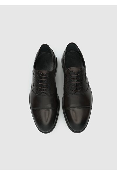 Provoq Καφέ Δερμάτινα Ανδρικά Παπούτσια