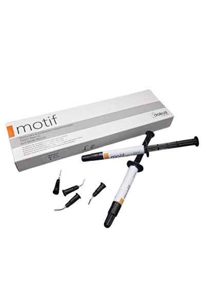 Ditok Dental Dokuz Kimya Motif Işıkla Sertleşen Pattern Rezin 2 Li Şırınga