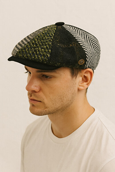 ZERAMİNE قبعة رجالية من الصوف – موديل كلاسيكي على طراز نيوزبوي