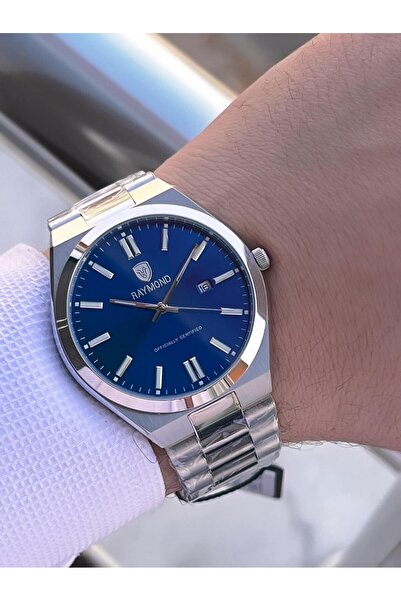 Raymond Special Steel Cord for Engagement and Grooms 2 Years Warranty 5 Atm Men's Wristwatch+Bracelet Rmd.23