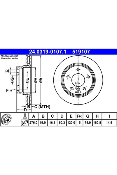Ate Disc Frana Bmw 3