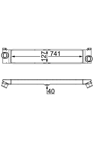 MAHLE Intercooler Compresor Fiat Ducato Bus/Ducato Caroserie/Ducato Platou / ...