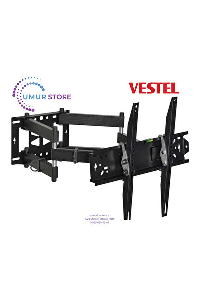 Vestel 65u7060 Uyumlu 65" Inç Hareketli Televizyon Duvar Askı Aparatı