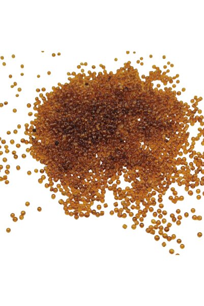 Serhat Aksesuar ve El İşçilik 08 خرز بني فاتح شفاف بحجم 3 مم (100 جرام 6000 ق...