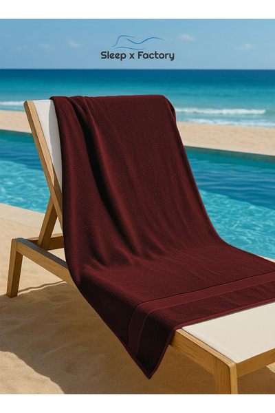 Sleep x Factory Bath Sheet – 100% Cotton, Extra-Large, Soft & Absorbent – 90x180 cm