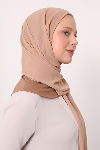 Levidor Caramel Large Hijab Chiffon Shawl