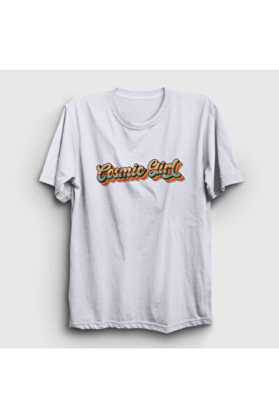 Presmono Unisex Λευκό μπλουζάκι Cosmic Girl Jamiroquai 577131tt
