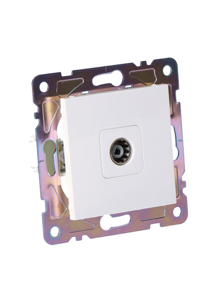 Other Priză TV GAMA albă, compatibilă cu un singur cadru