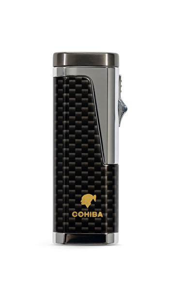 COHİBA Karbon Desenli Siyah Çakmak - CCM0711